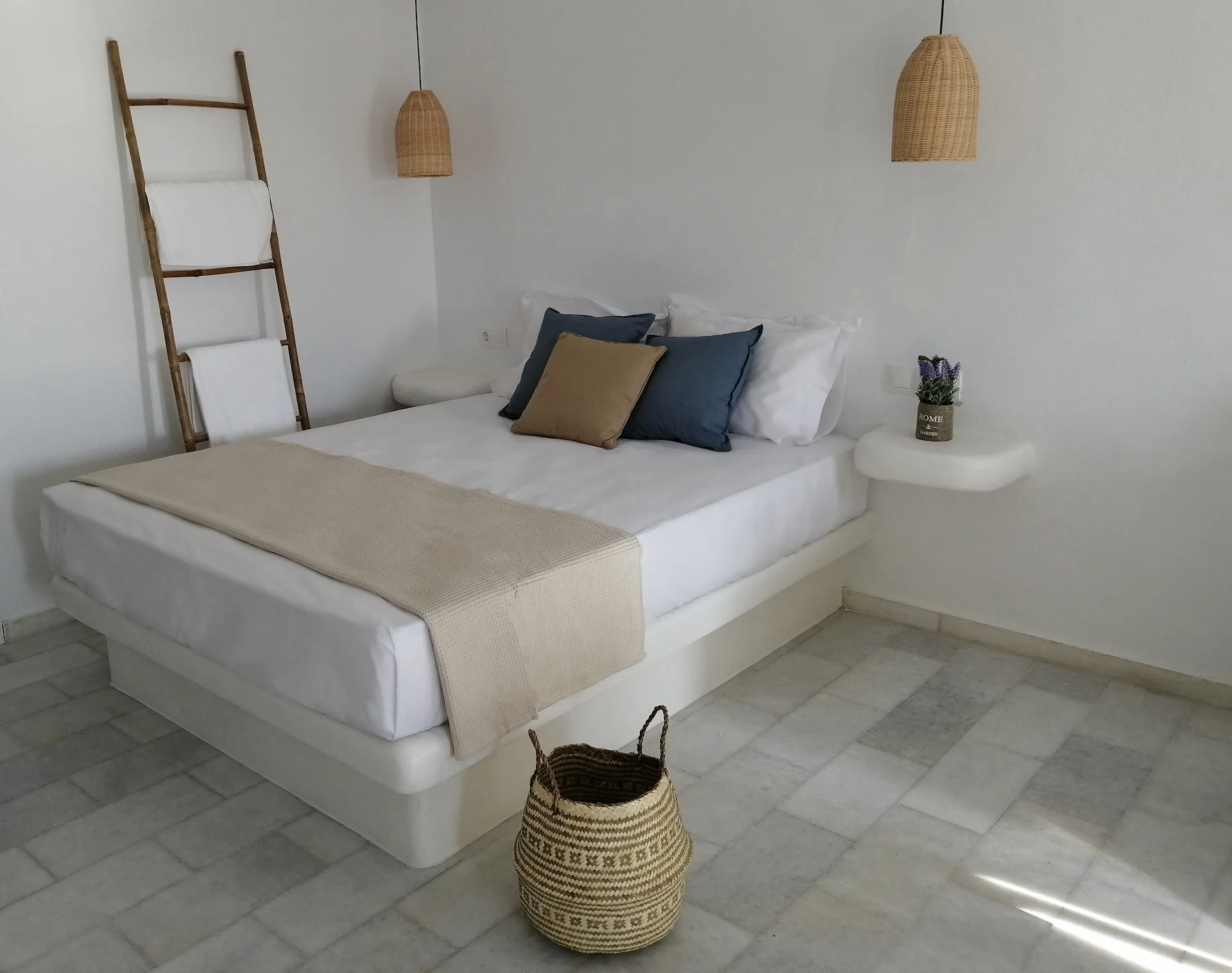 Bed on main floor